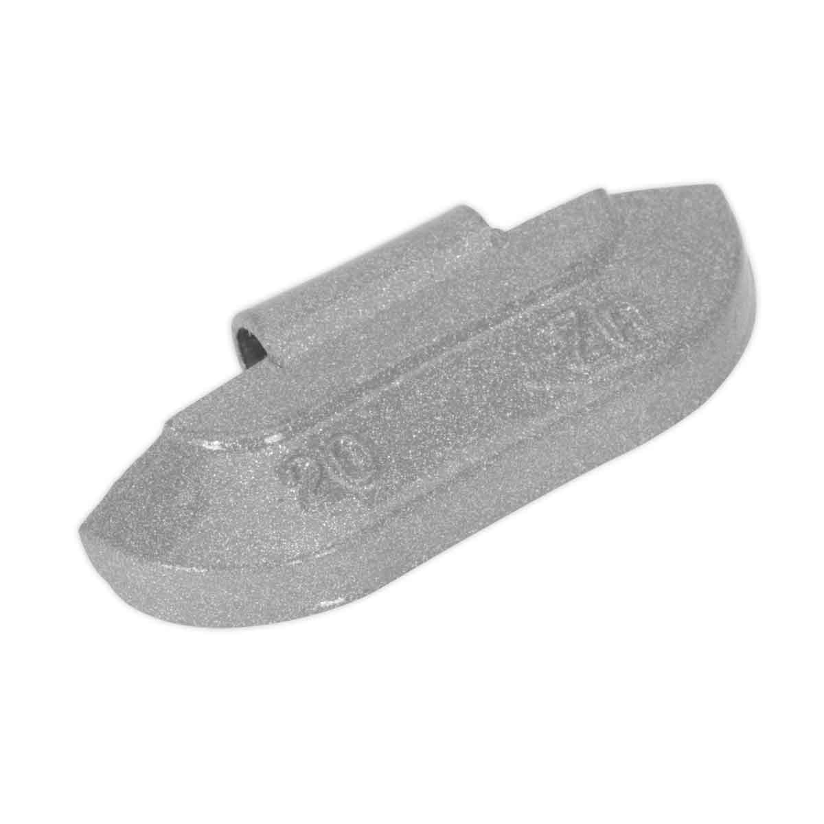 Sealey WWSH20 Wheel Weight 20g Hammer-On Zinc for Steel Wheels Pack of 100