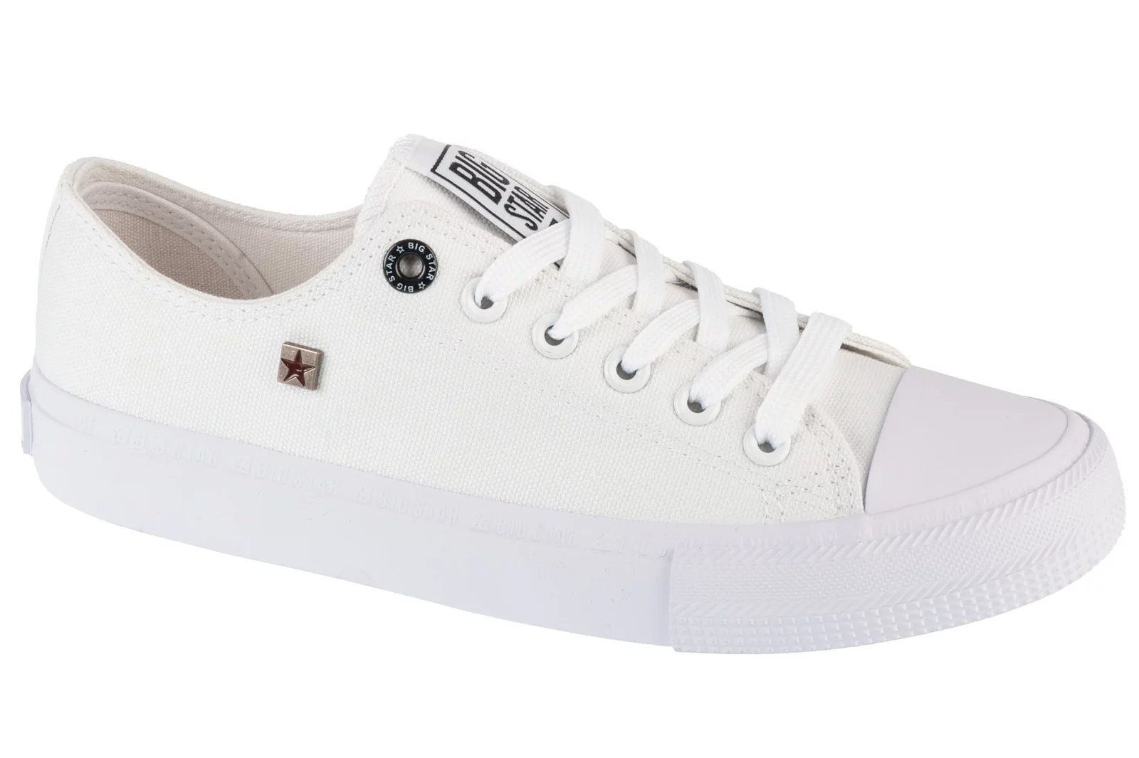 Big Star Shoes, Womens white Plimsolls 41 white