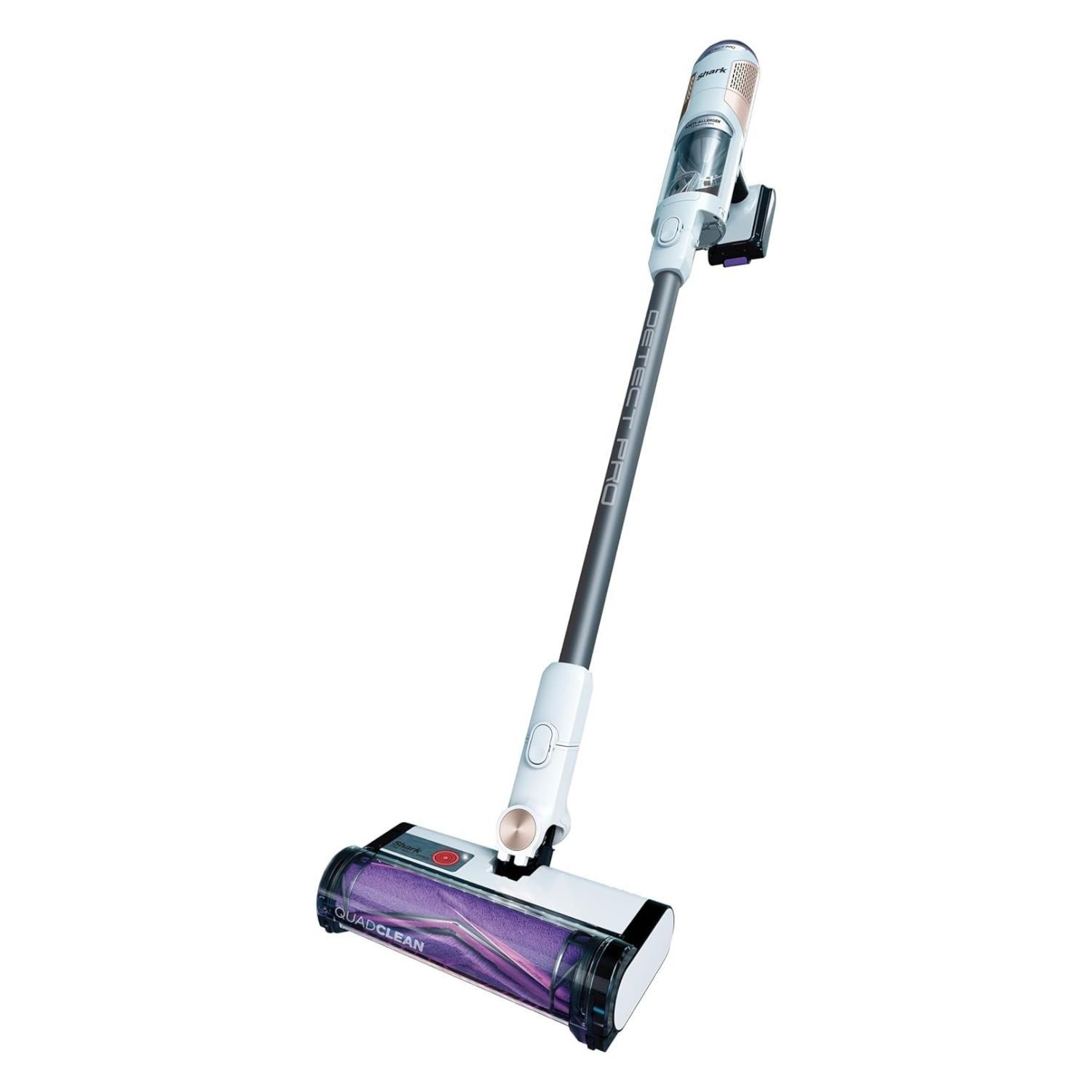 Shark Detect Pro IW1511UK Cordless Vacuum Cleaner - White & Brass, Gold,White