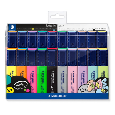 STAEDTLER Textsurfer Highlighters (Pack of 20)