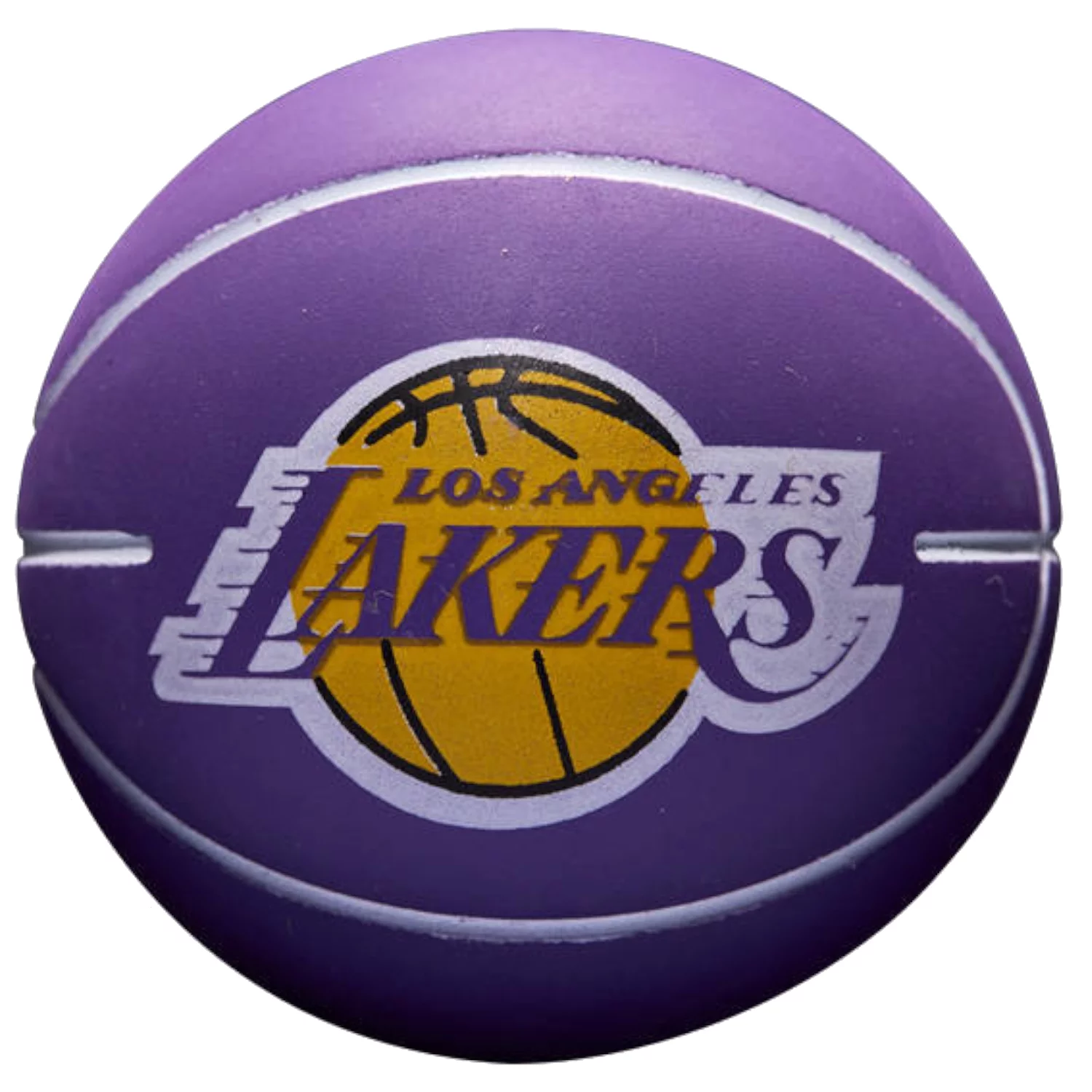 Wilson Nba Dribbler Los Angeles Lakers Basketball Micro, Purple, Unisex, Balls & Gear, Wtb1100pdqlal
