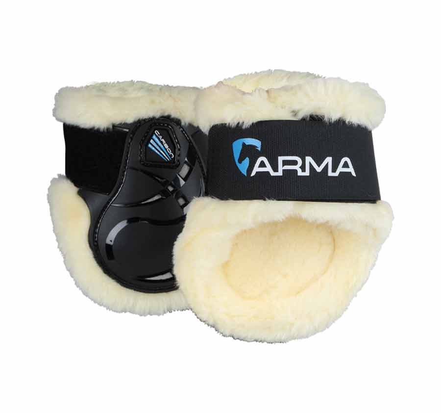 Shires Equestrian Tendon and Fetlock Boots | Shires ARMA Carbon SupaFleece Fetlock Boots Size Full