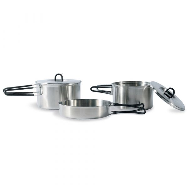 Tatonka Ensemble de cuisson normal acier inoxydable Argent