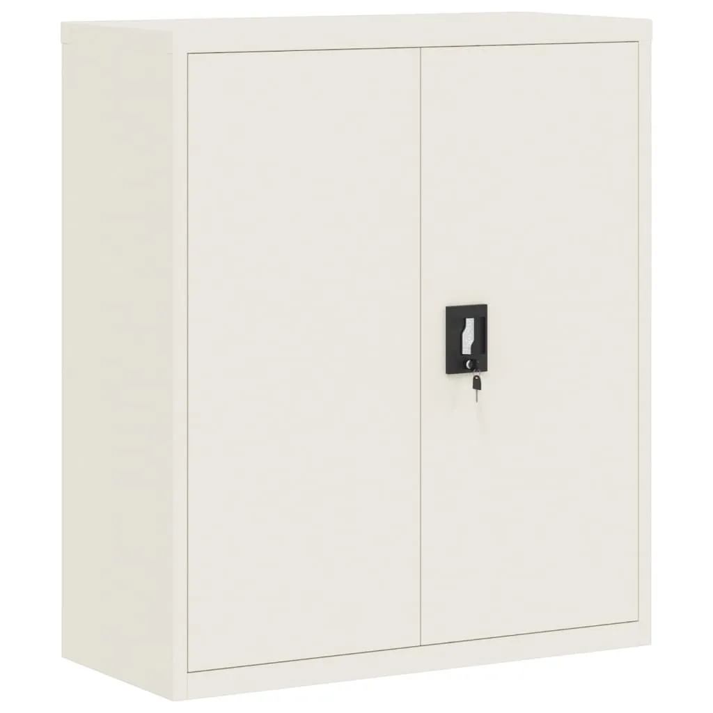 VidaXL File Cabinet White 90x40x105 Cm Steel