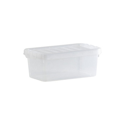 Wham Storage 1.1 Litre Crystal Plastic Storage Box with Lid (14151)