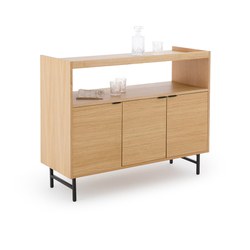 La Redoute Interieurs Volga Oak Veneer Bar Cabinet by La Redoute