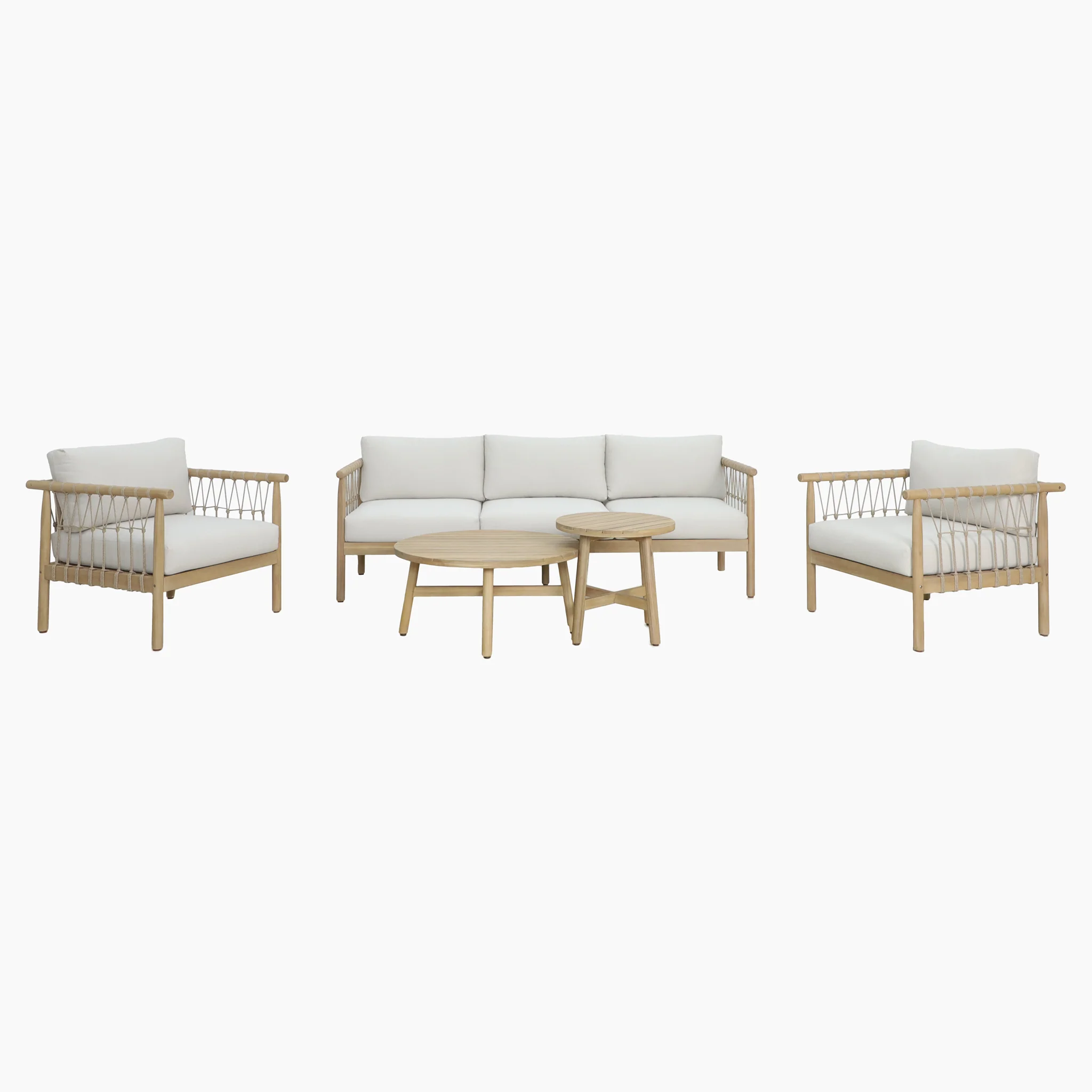 Harbour Lifestyle Paia 3 Seat Sofa Set in Linen