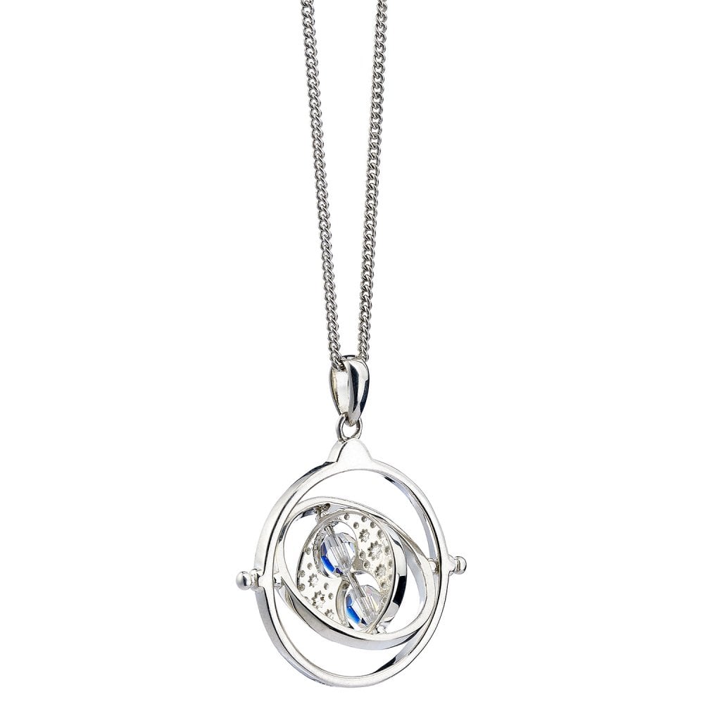Harry Potter Sterling Silver Time Turner Pendant Necklace