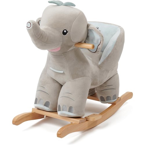 Babylo Rocking Elephant Ride On Toy with sound - Grey