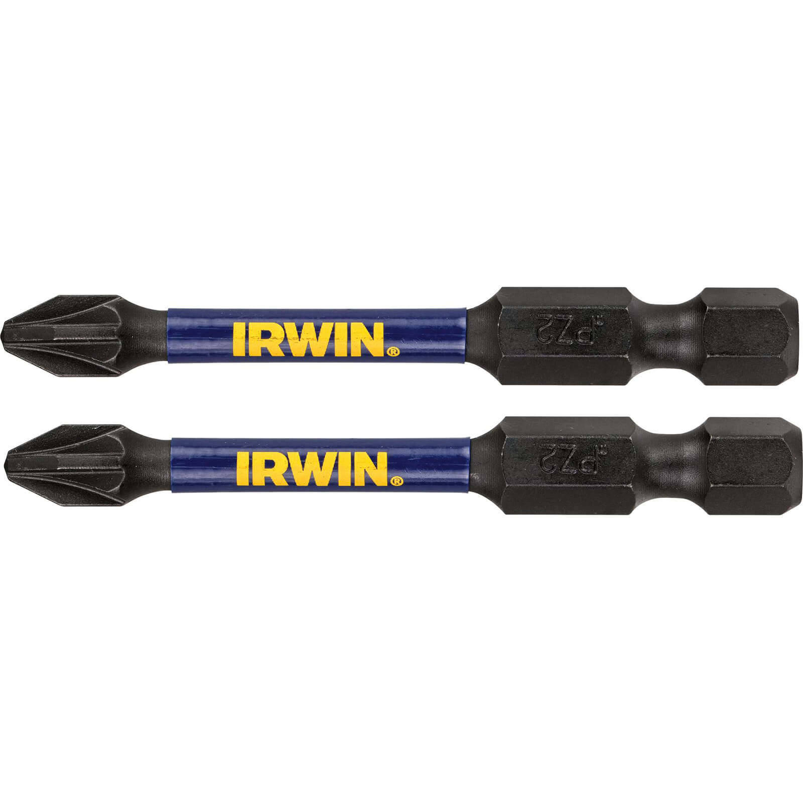 Irwin Impact Pro Performance Screwdriver Bits Pz1 57mm (pack 2) Irwiw6061413