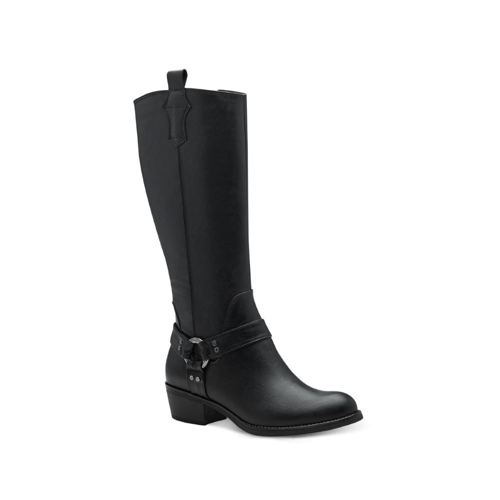 Marco Tozzi Dremaberna Hi Black Womens knee-high boots 25503-43-001 in a Plain Synthetic in Size 37