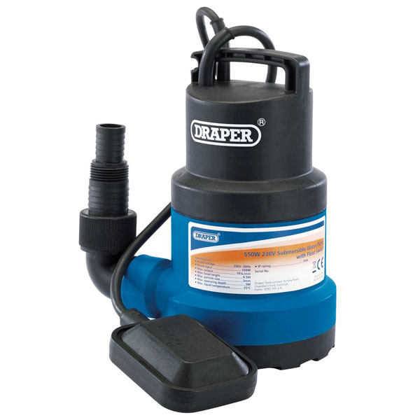 Draper 191L/Min Submersible Water Pump 