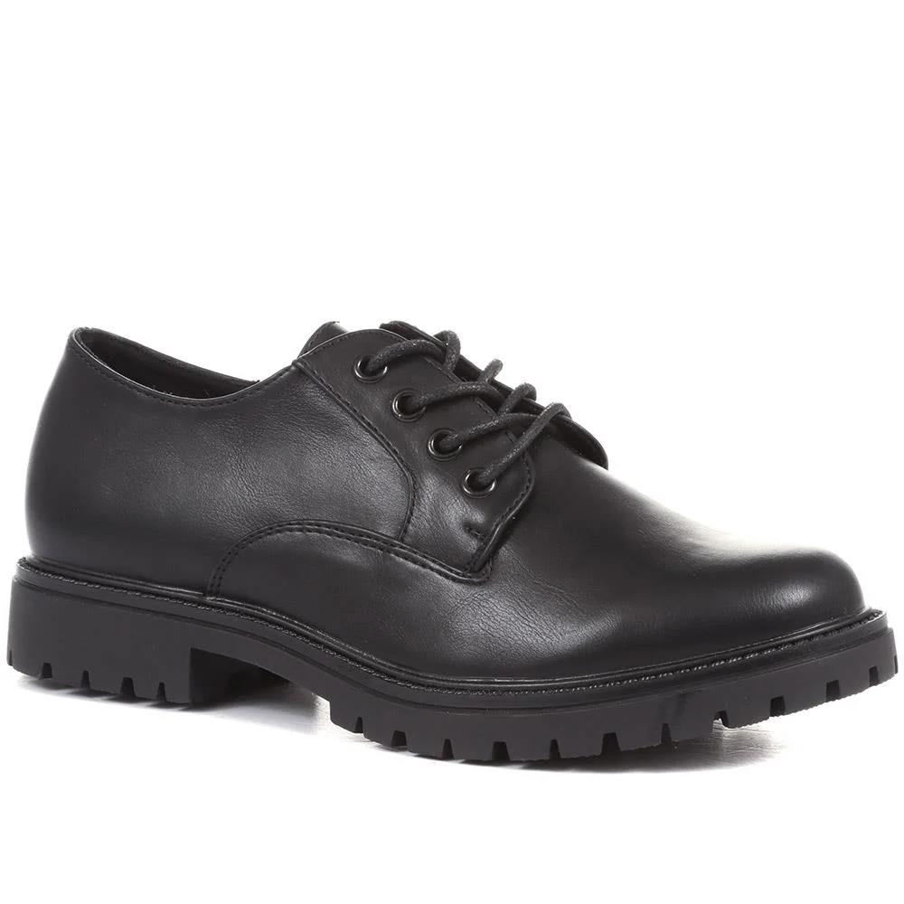 Pavers Women's Lightweight Lace-Up Shoes - WBINS36118 / 322 793 - Black 6