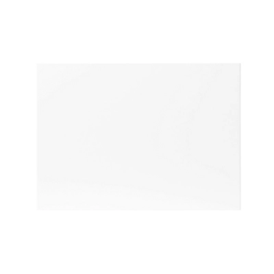 GoodHome Balsamita Matt White Slab Drawerline Cabinet Door, (W)500mm (H)356mm (T)16mm