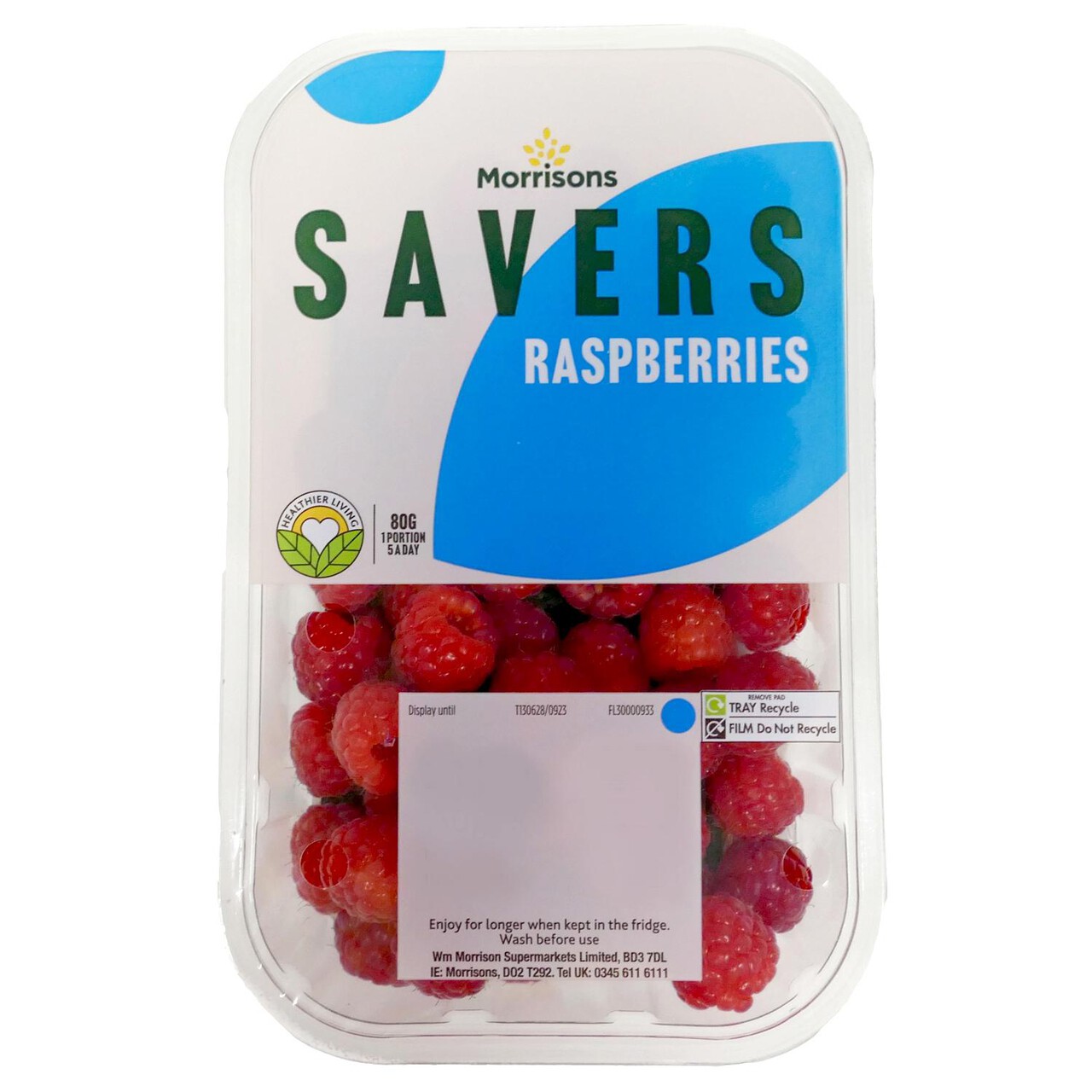 Morrisons Savers Raspberries