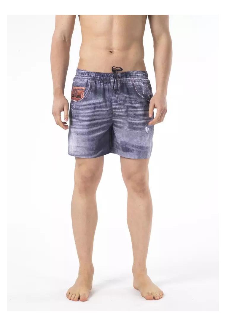 Just Cavalli Mens Blue Swimwear - Size Medium