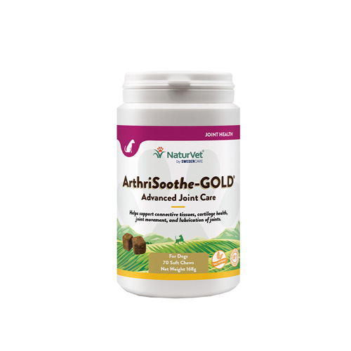 NaturVet ArthriSoothe-Gold Snacks - 70 Chews