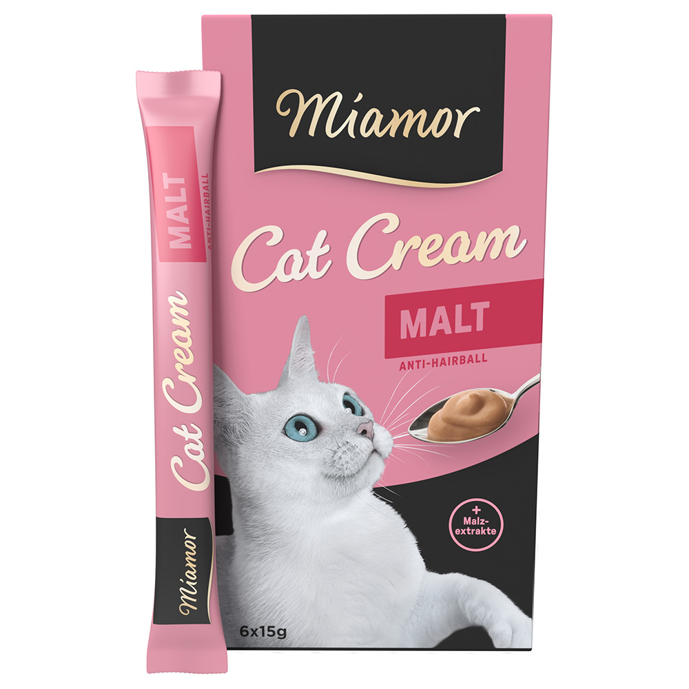 Miamor Cat Snack Malt-Cream - Saver Pack: 24 x 15g