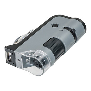 Carson Optical Carson MicroFlip 100 250X Lighted Microscope-W/Smartphone Adapter Clip