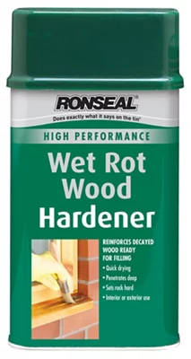 Ronseal Wet Rot Wood Hardener - Clear - 500ml