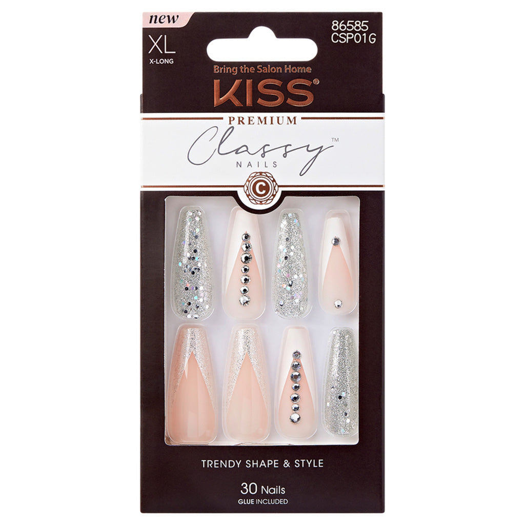 Kiss Lashes Kiss False Nails Premium Classy Nails - Sophisticated