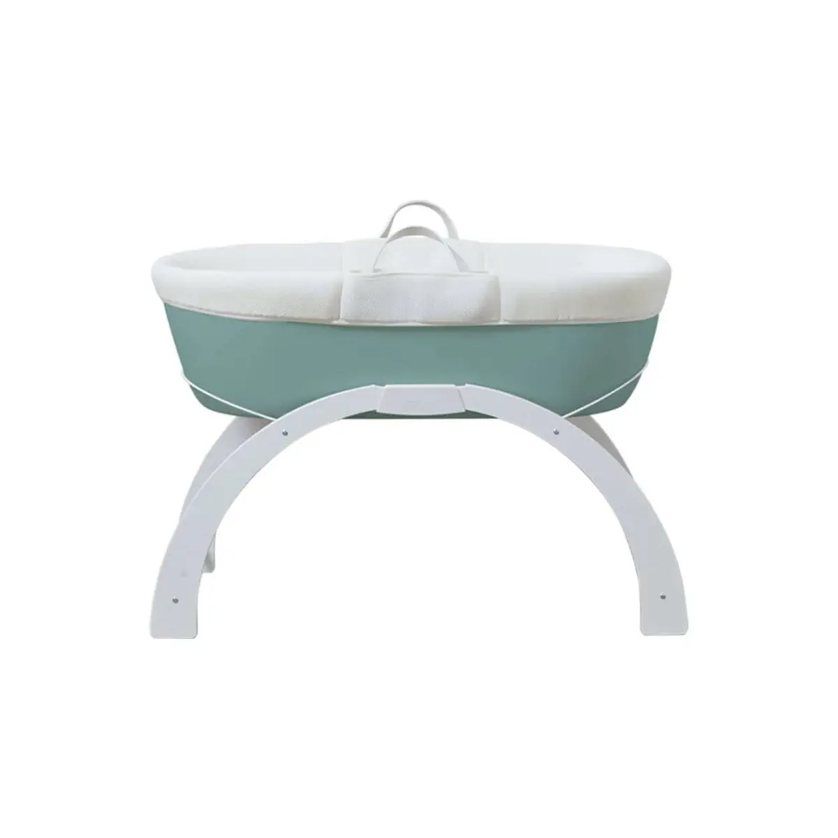 Shnuggle Dreami Moses Basket & Stand - Eucalyptus
