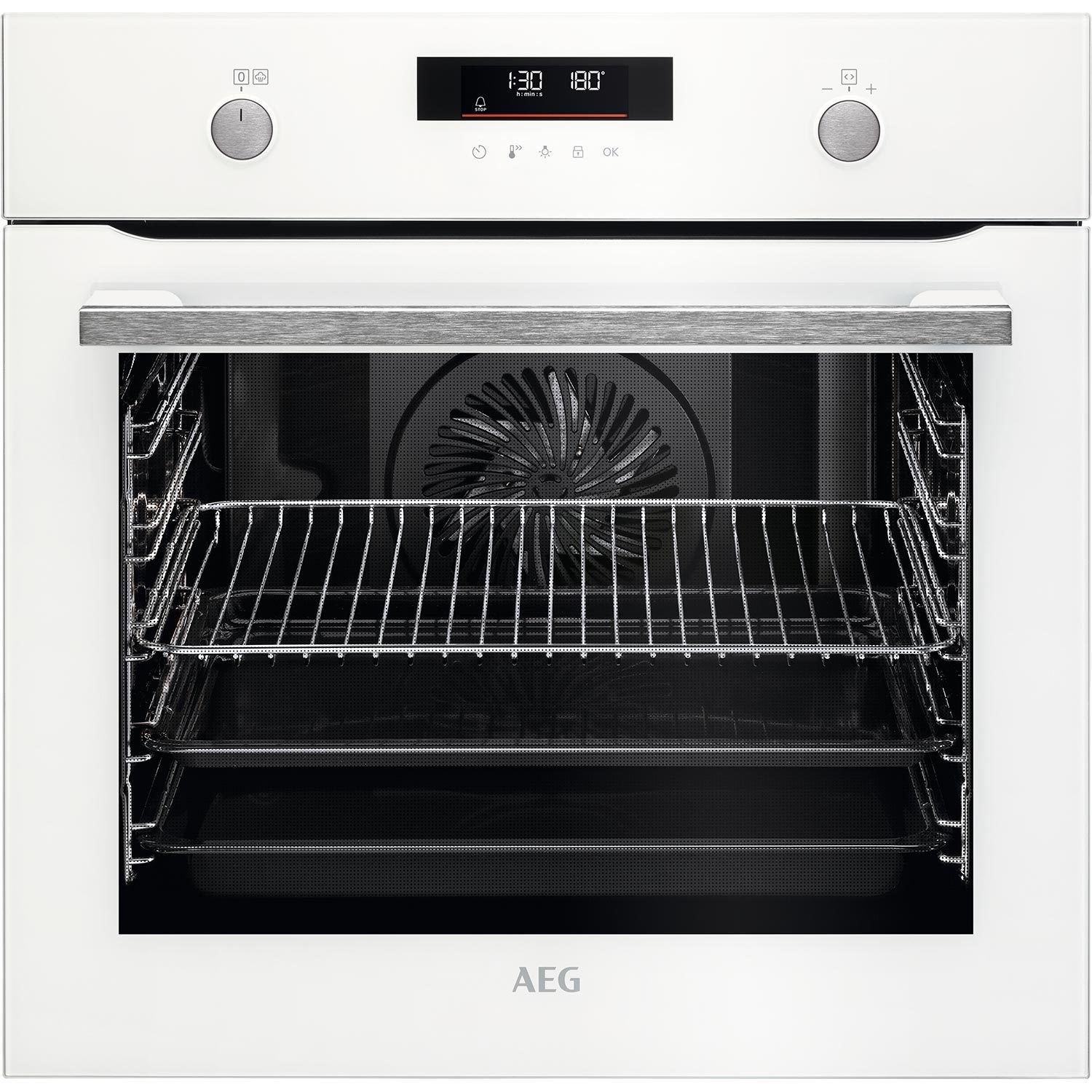 AEG BPS555060W Built-In Electric Single Oven
