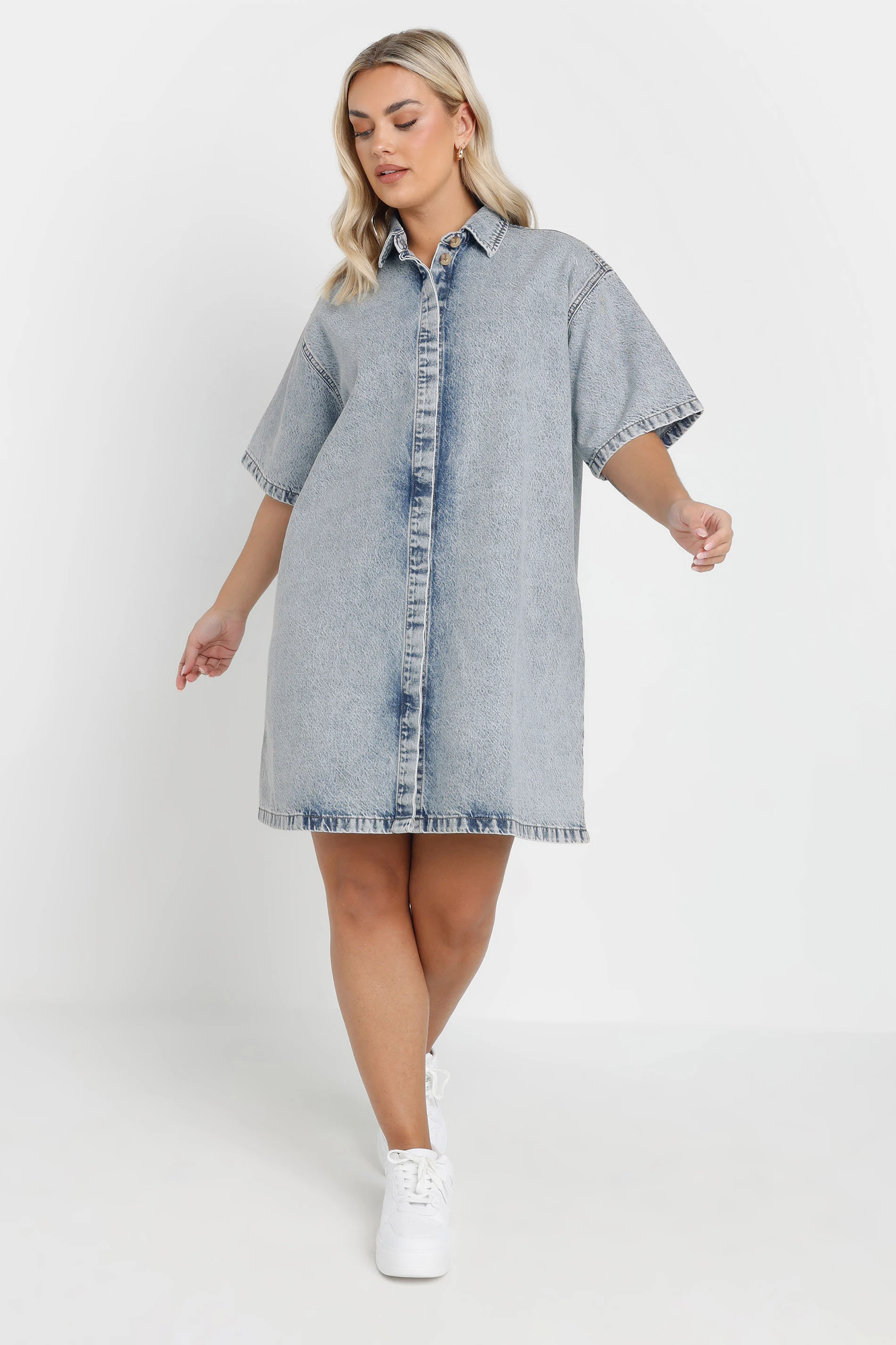 Denim Shirt Dress