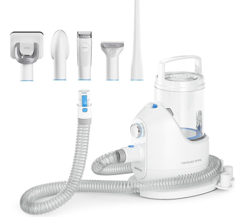Neakasa P2 Pro Dog & Cat Grooming Kit with Vacuum - White, White