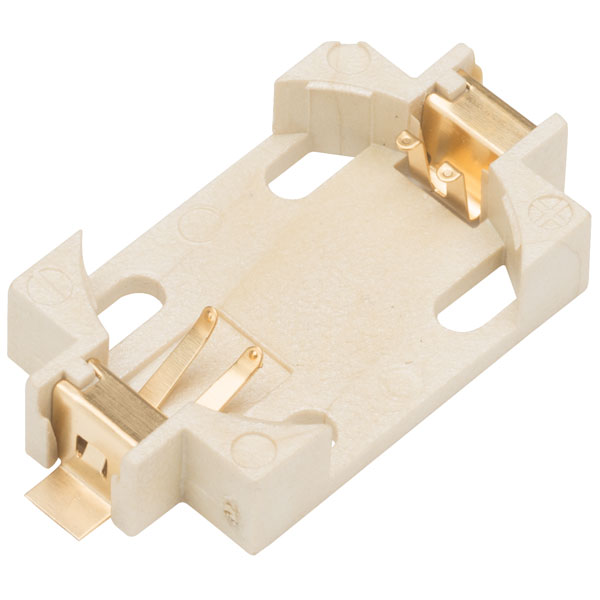 KEYSTONE CR2025 Battery Holder, Top Spring Arm Contact