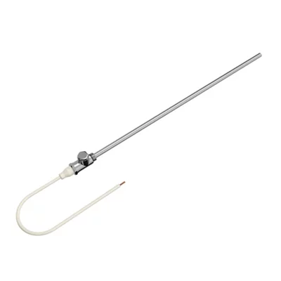 Flomasta Chrome Effect 600W White Towel Radiator Heating Element, ½" Bsp