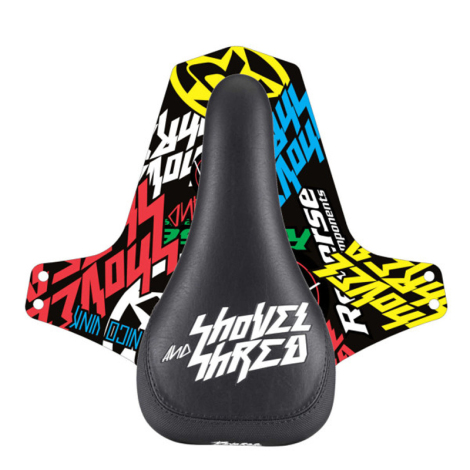 REVERSE COMPONENTS Nico Vink Shovel & Shred Saddle - Black / White