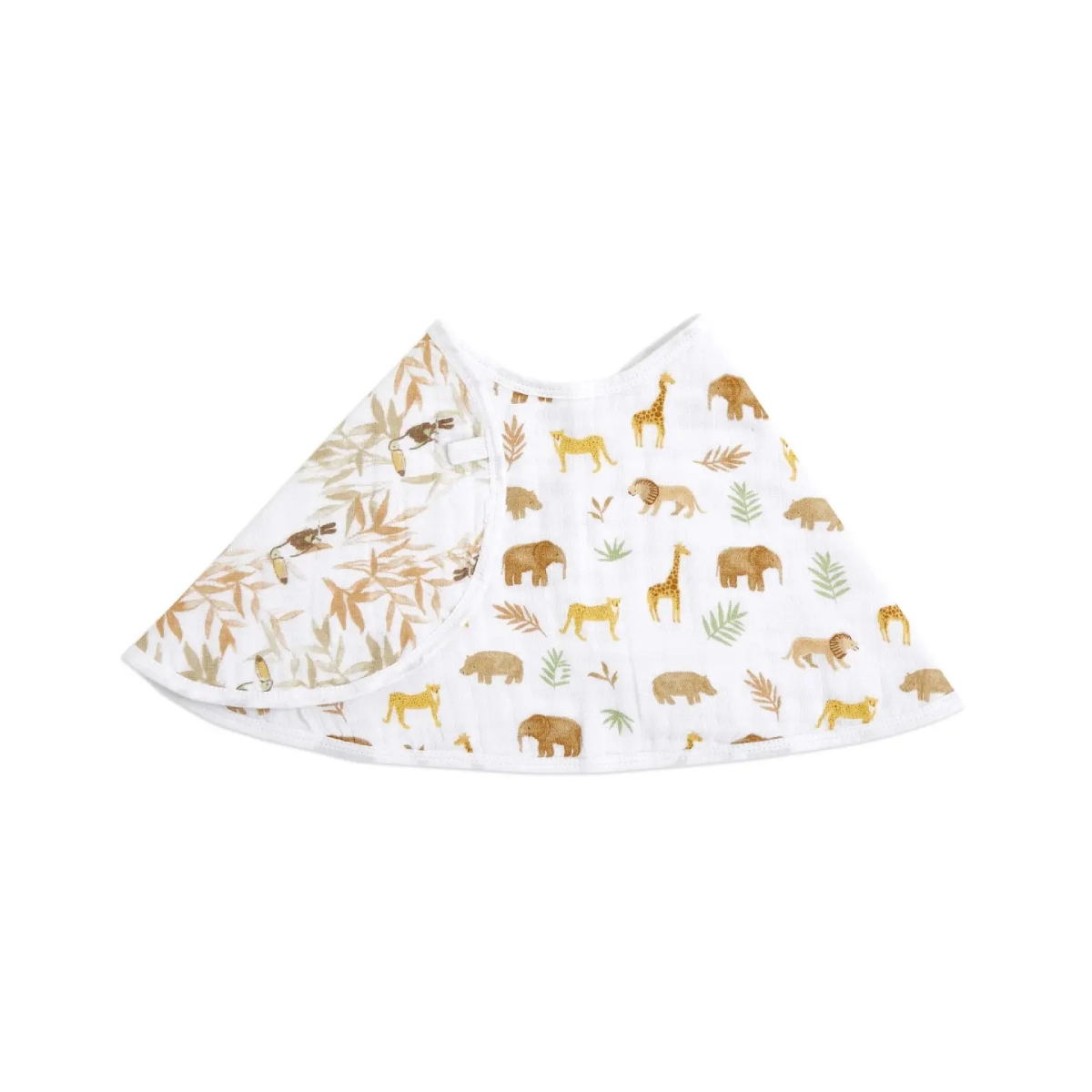 Aden + Anais Essentials Cotton Muslin Baby Burpy Bib - Tanzania - Great Migration | Tanzania / Great Migration