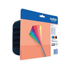Brother LC223 Inkjet Cartridges, Black, Cyan, Magenta & Yellow