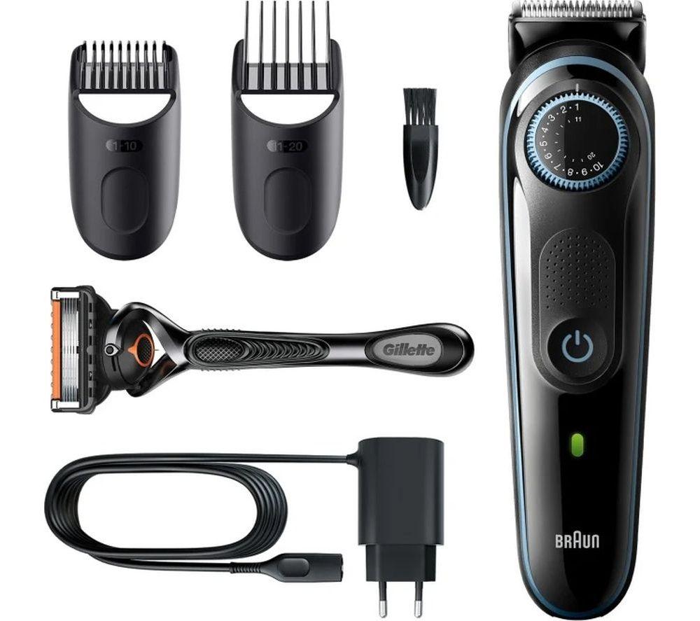 BRAUN BT3340 Wet & Dry Beard Trimmer Kit - Black