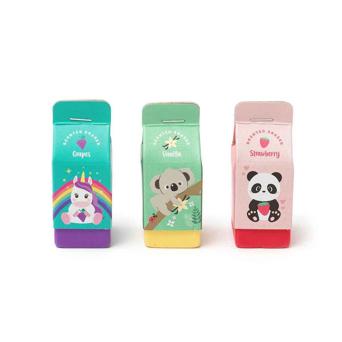 Legami Yummy Yummy Set of 3 Erasers, Multi