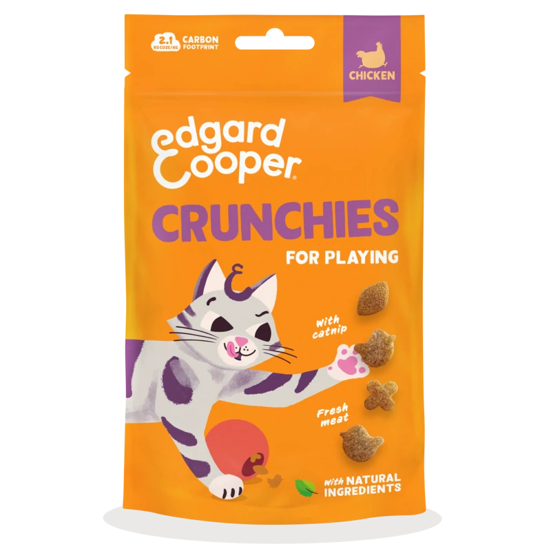 Edgard & Cooper 1 x 50 gr Crunchies Galletitas de Pollo para Gatos Edgard & Cooper