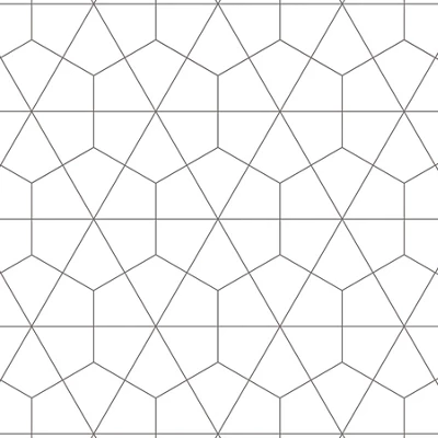 Splashwall Alloy White Diamond Tile Geometric Aluminium Splashback, (H)750mm (W)2440mm (T)4mm