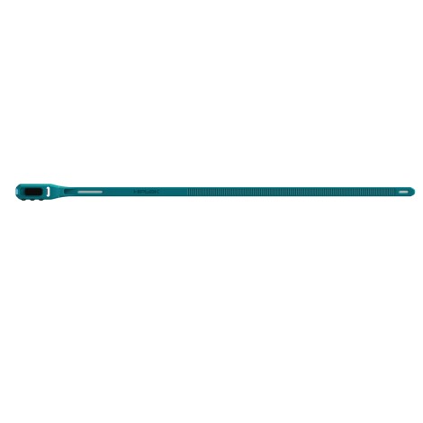 Hiplok Z-Lok Single Combo Armoured Reusable Tie Lock - Cyan