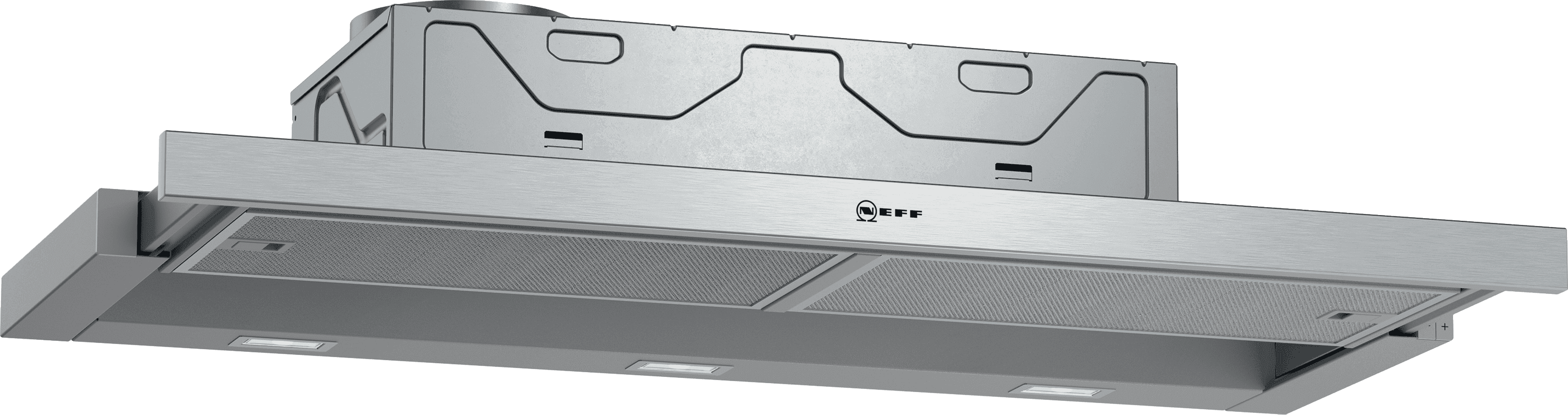 NEFF D49ED22N1B 90 cm Telescopic Cooker Hood - Silver