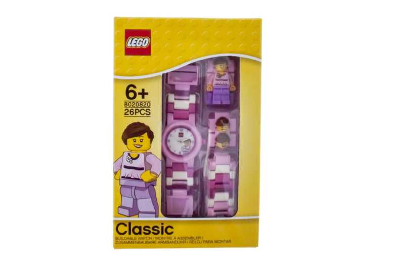 Lego LEGO Classic Pink Minifigure Link Watch |