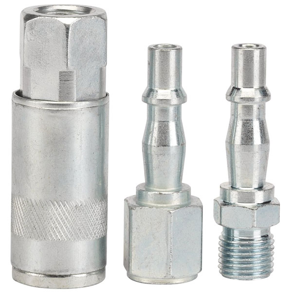 Draper 1/4&quot; BSP Air Line Coupling Set (3 Piece)