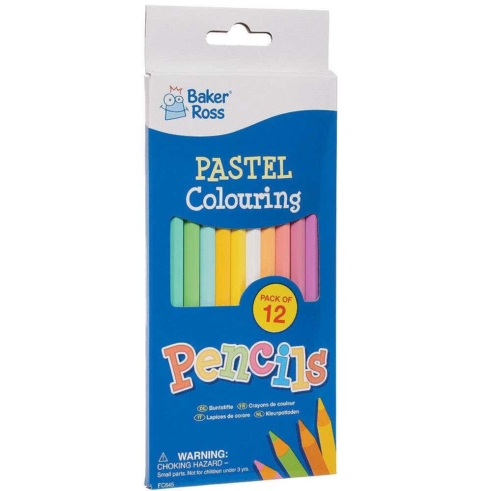 Baker Ross Pastel Colouring Pencils (Per 2 boxes)
