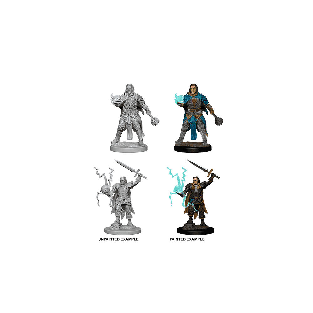 Wiz Kids LLC Pathfinder Deep Cuts Unpainted Miniatures: Human Male Cleric