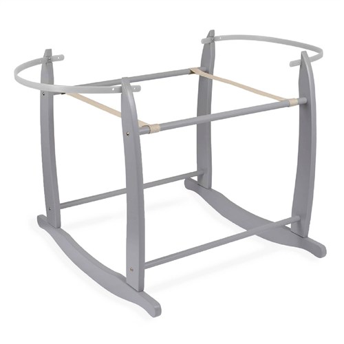 Clair De Lune Rocking Moses Basket Stand - Grey