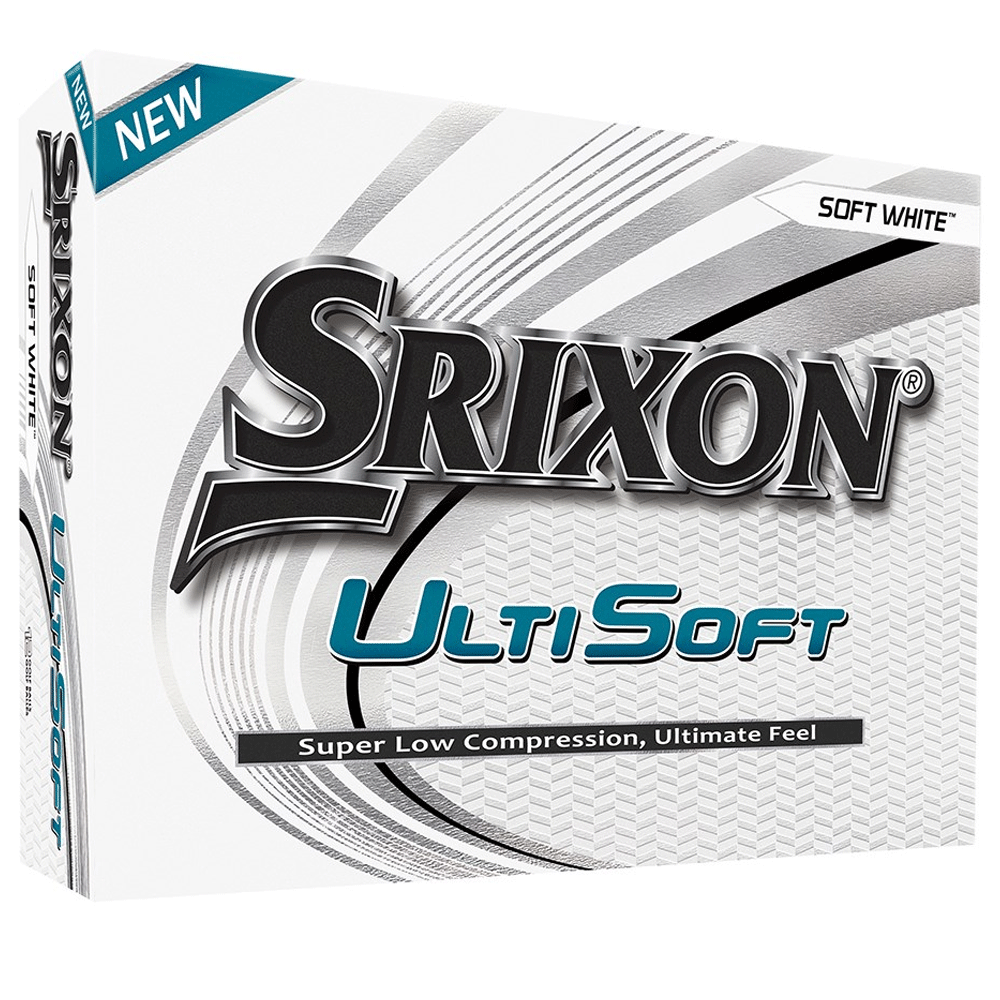 Srixon Ultisoft Golf Balls - White - 1 Dozen