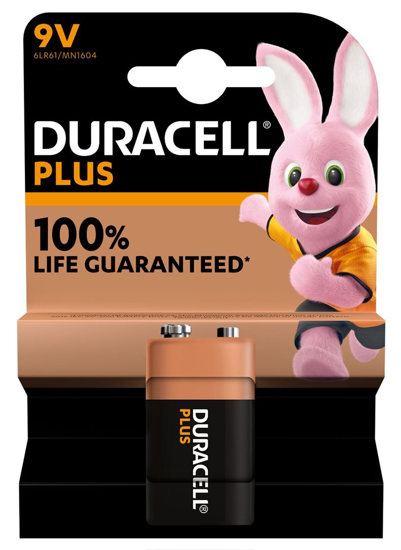 Duracell 9V Plus Power Battery