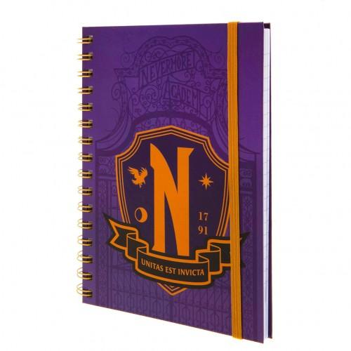 Pertemba FR - Office Supplies Wednesday A5 Notebook Purple/yellow (One Size)