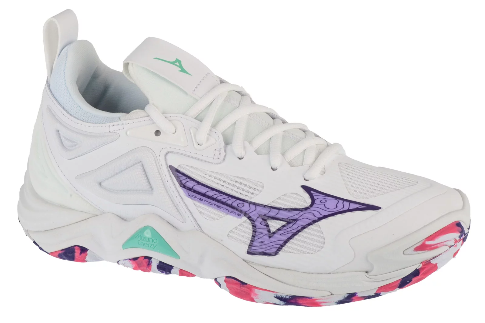  Wave Momentum 3 Netball Shoes - White