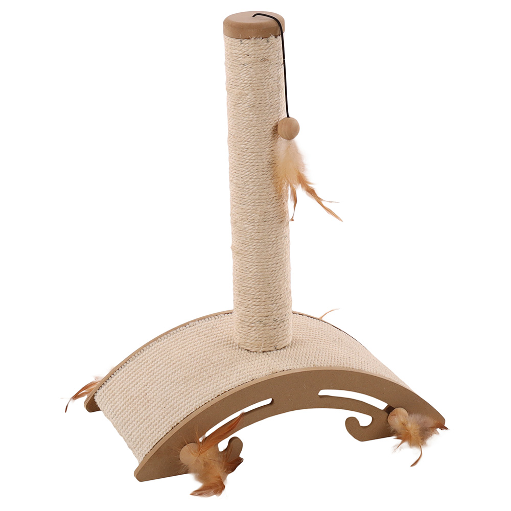 FLAMINGO Cat Scratching Post Ella Beige 52 cm 560147